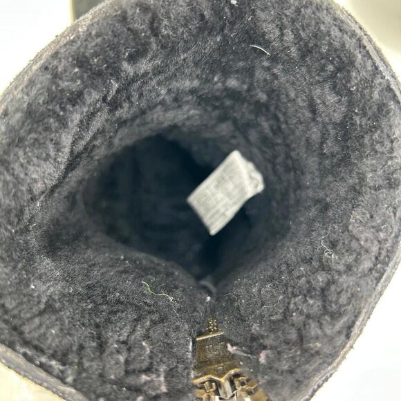 Cougar Button Sueded Genuine Lambswool Boot US 9 Waterproof Lined Winter Boots - Picture 11 of 13